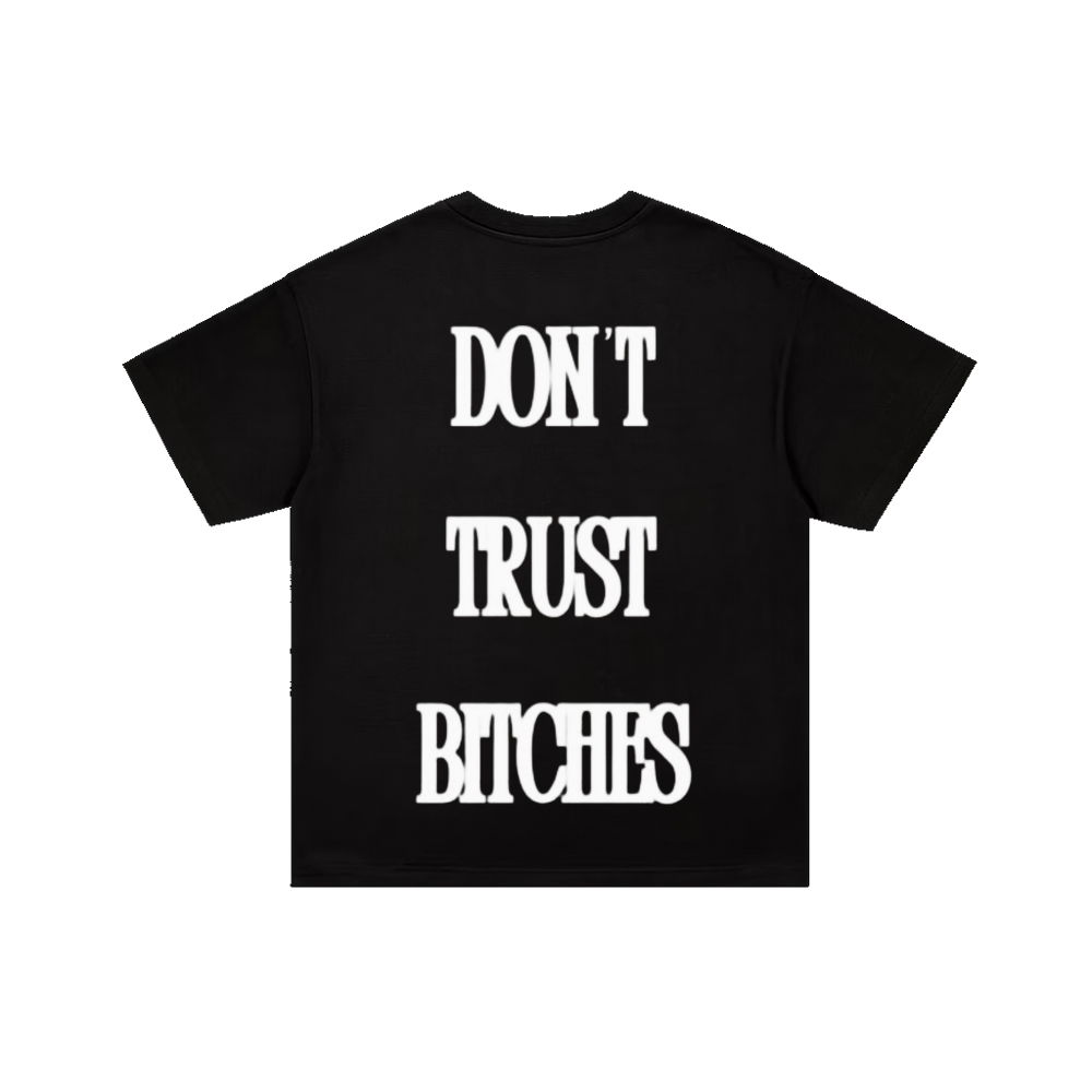 T-SHIRT DTB NERA - BIANCO GLITTER